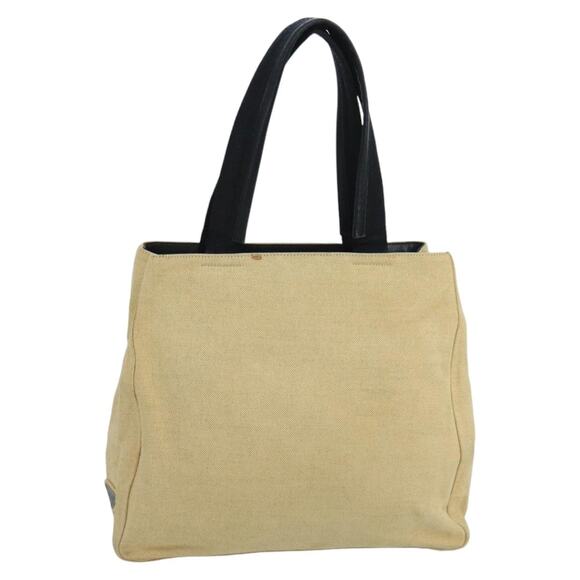 PRADA Tote Bag Canvas Beige - Picture 3 of 9